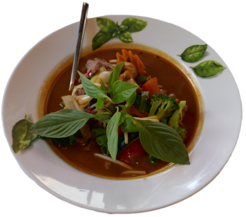 Bò Thai-Basilikum (leicht scharf)