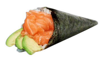 Lachs Temaki (1 Stück)